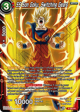 SS Son Goku, Switching Gears (P-295) [Tournament Promotion Cards] | Pegasus Games WI