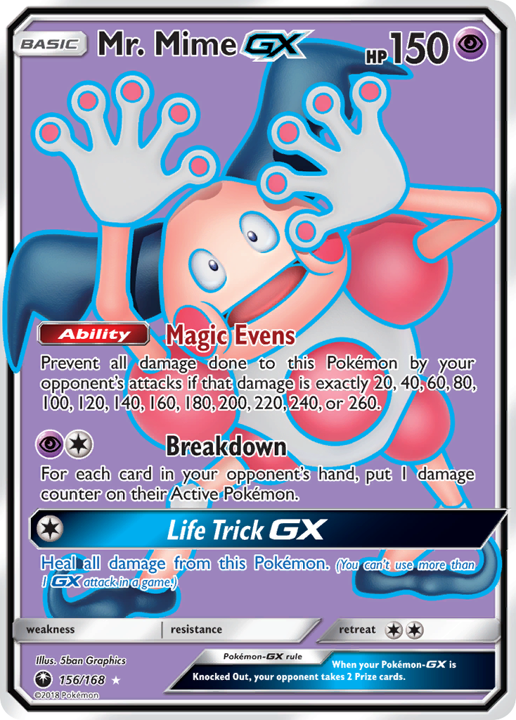 Mr. Mime GX (156/168) [Sun & Moon: Celestial Storm] | Pegasus Games WI