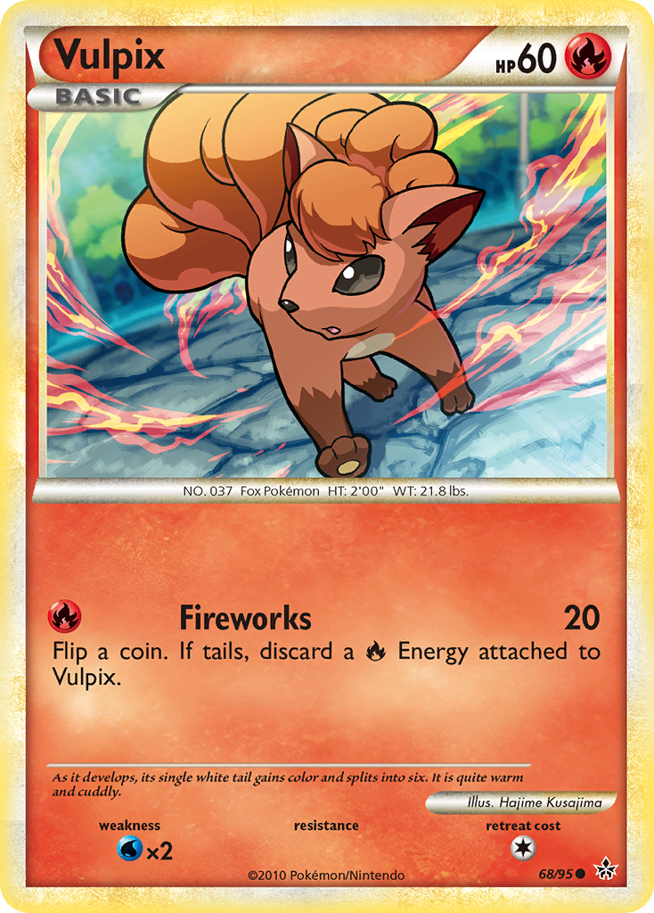 Vulpix (68/95) [HeartGold & SoulSilver: Unleashed] | Pegasus Games WI