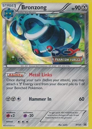 Bronzong (XY21) (Staff) [XY: Black Star Promos] | Pegasus Games WI