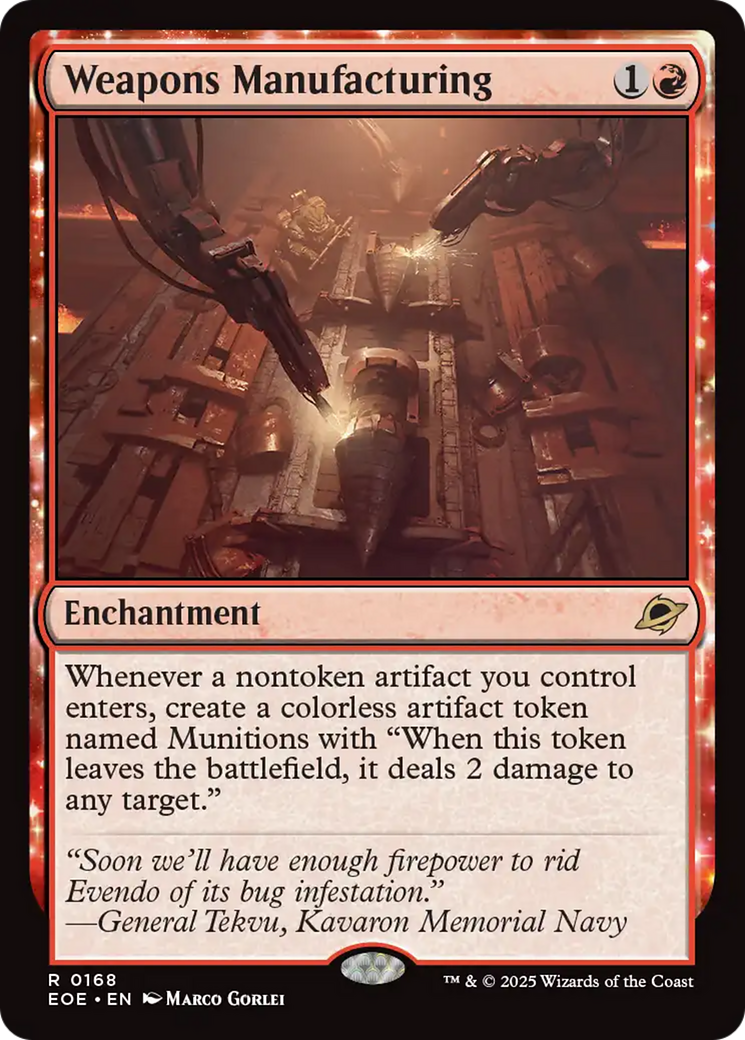 Weapons Manufacturing [Edge of Eternities] | Pegasus Games WI