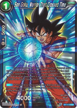 Son Goku, Warrior That Crossed Time (BT10-038) [Rise of the Unison Warrior 2nd Edition] | Pegasus Games WI