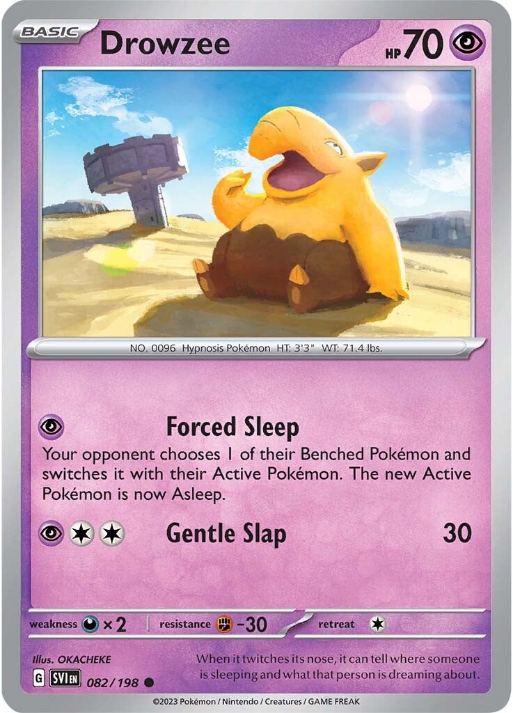 Drowzee (082/198) [Scarlet & Violet: Base Set] | Pegasus Games WI