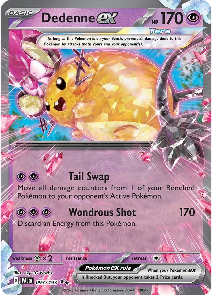 Dedenne ex (093/193) [Scarlet & Violet: Paldea Evolved] | Pegasus Games WI