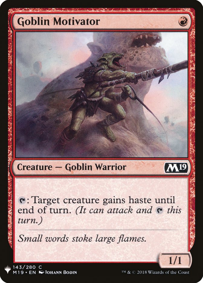 Goblin Motivator [Mystery Booster] | Pegasus Games WI