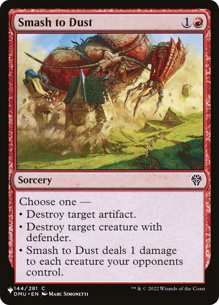 Smash to Dust [The List Reprints] | Pegasus Games WI