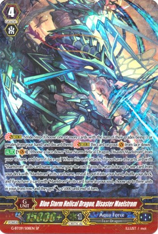 Blue Storm Helical Dragon, Disaster Maelstrom (G-BT09/S08EN) [Divine Dragon Caper] | Pegasus Games WI