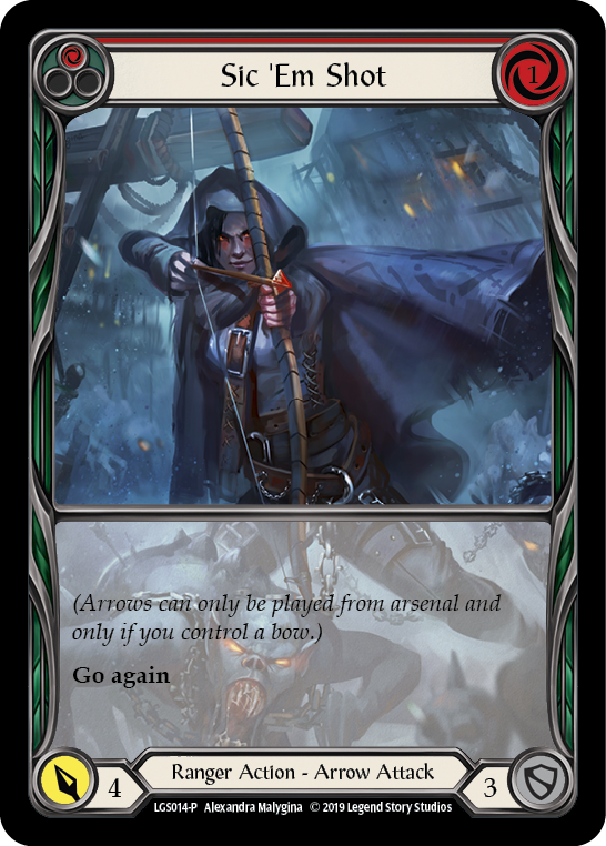 Sic 'Em Shot (Red) [LGS014-P] (Promo)  1st Edition Normal | Pegasus Games WI
