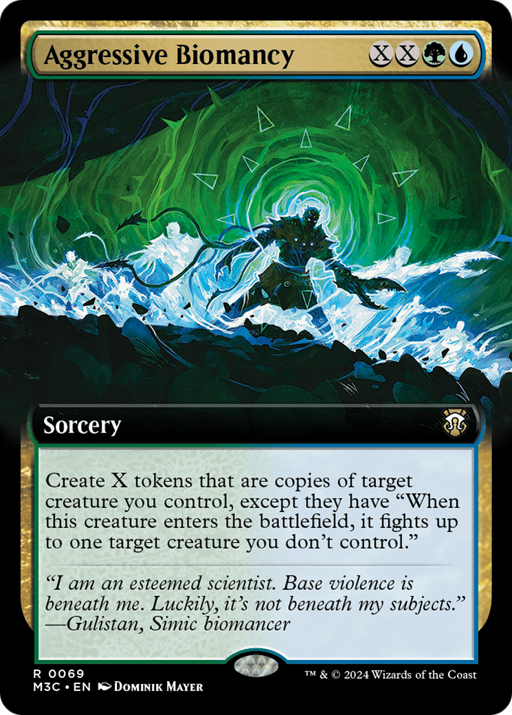 Aggressive Biomancy (Extended Art) [Modern Horizons 3 Commander] | Pegasus Games WI