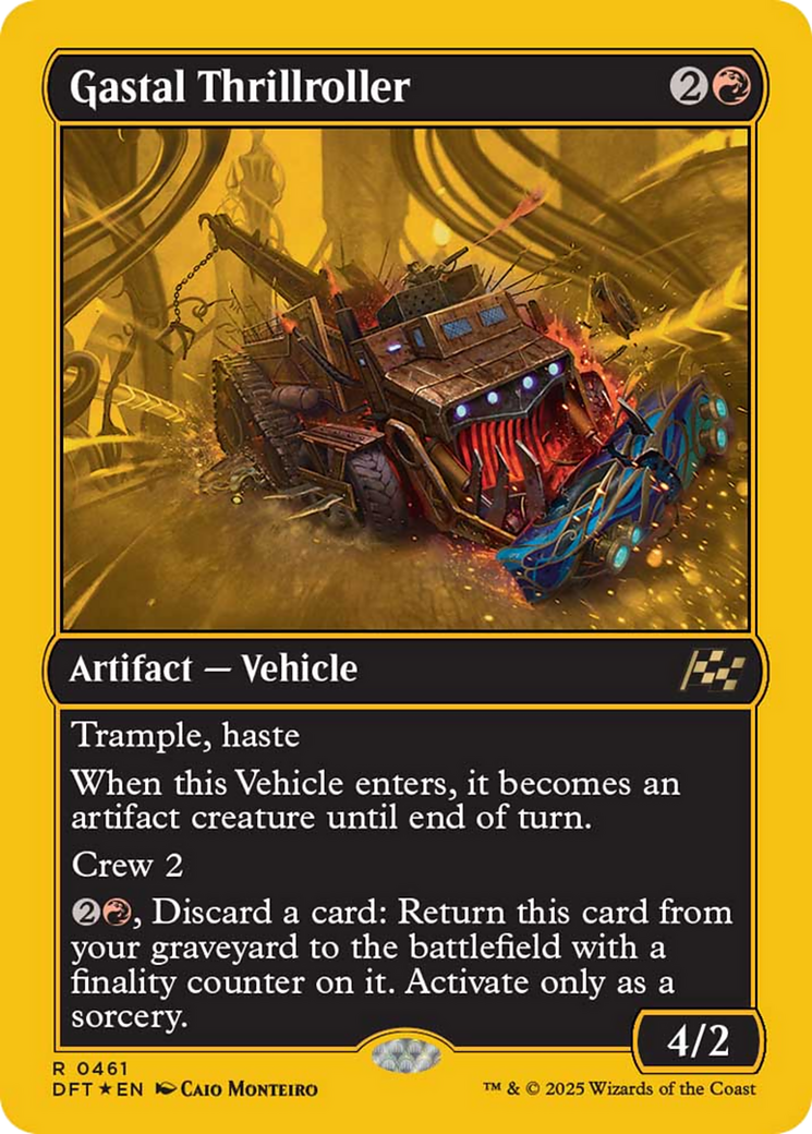 Gastal Thrillroller (First-Place Foil) [Aetherdrift] | Pegasus Games WI