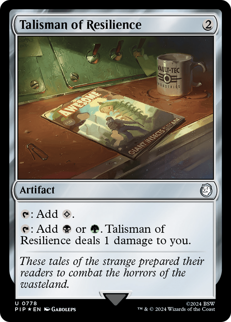 Talisman of Resilience (Surge Foil) [Fallout] | Pegasus Games WI