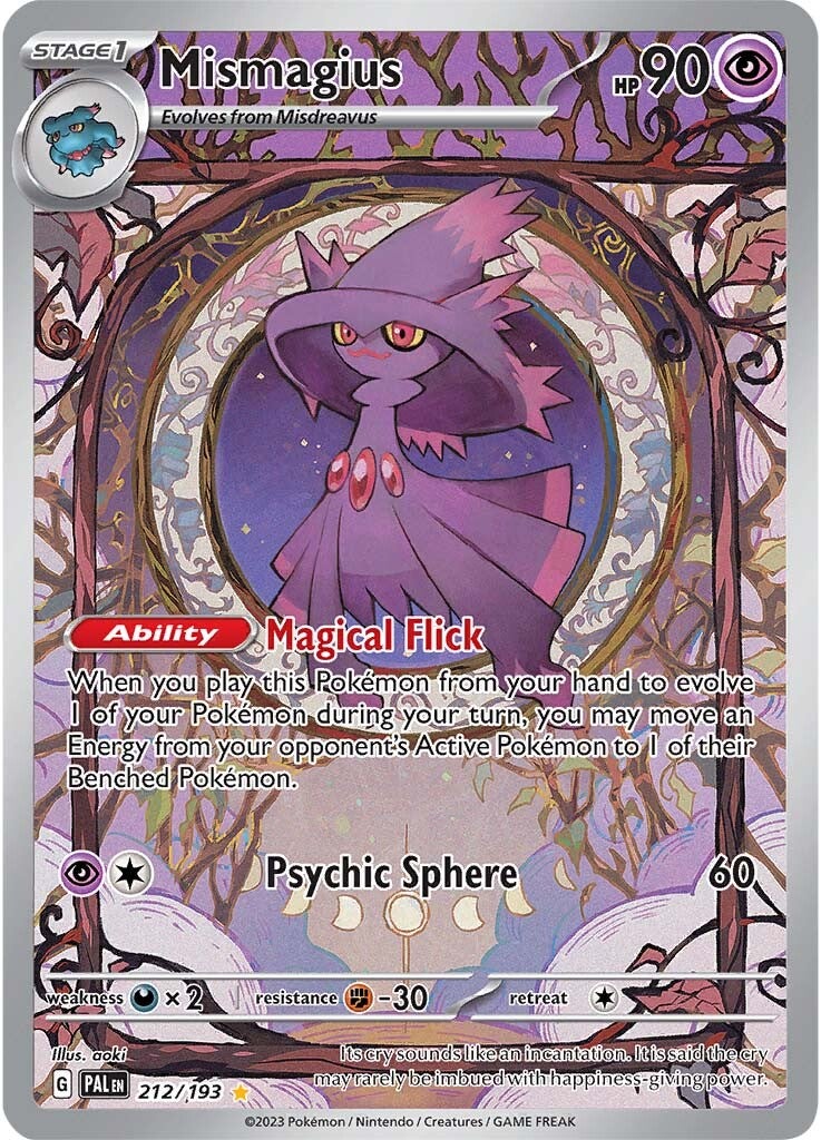 Mismagius (212/193) [Scarlet & Violet: Paldea Evolved] | Pegasus Games WI