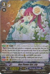 Duo Flower Girl, Lily (White) (EB10/S04EN-W) [Divas Duet] | Pegasus Games WI