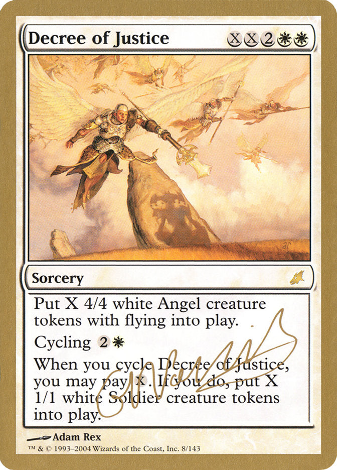 Decree of Justice (Gabriel Nassif) [World Championship Decks 2004] | Pegasus Games WI