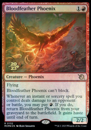 Bloodfeather Phoenix [March of the Machine Prerelease Promos] | Pegasus Games WI