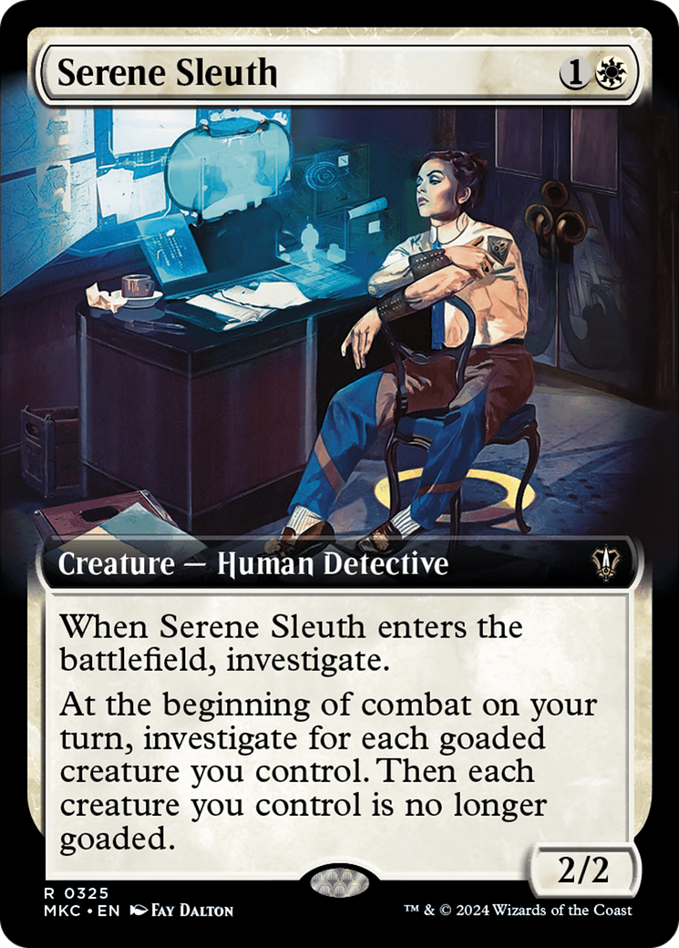 Serene Sleuth (Extended Art) [Murders at Karlov Manor Commander] | Pegasus Games WI