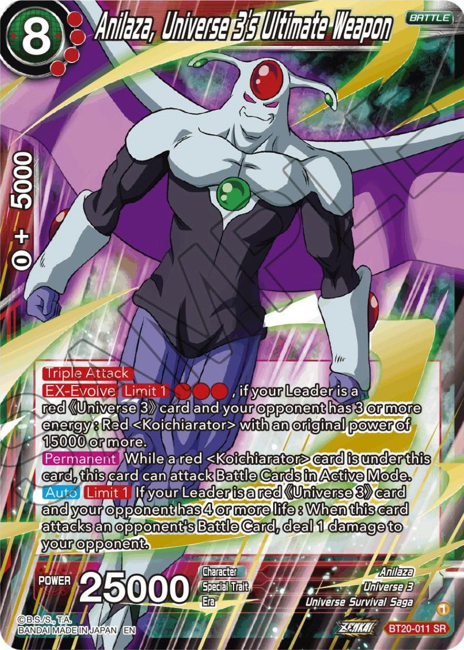 Anilaza, Universe 3's Ultimate Weapon (BT20-011) [Power Absorbed] | Pegasus Games WI