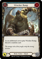 Wrecker Romp (Blue) [U-WTR031] (Welcome to Rathe Unlimited)  Unlimited Rainbow Foil | Pegasus Games WI