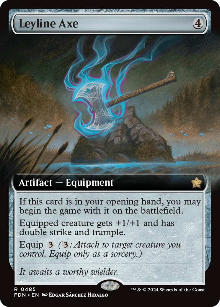 Leyline Axe (Extended Art) [Foundations] | Pegasus Games WI