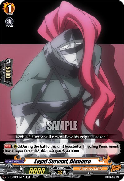 Loyal Servant, Blaumro (D-TB03/117EN) [Shaman King] | Pegasus Games WI