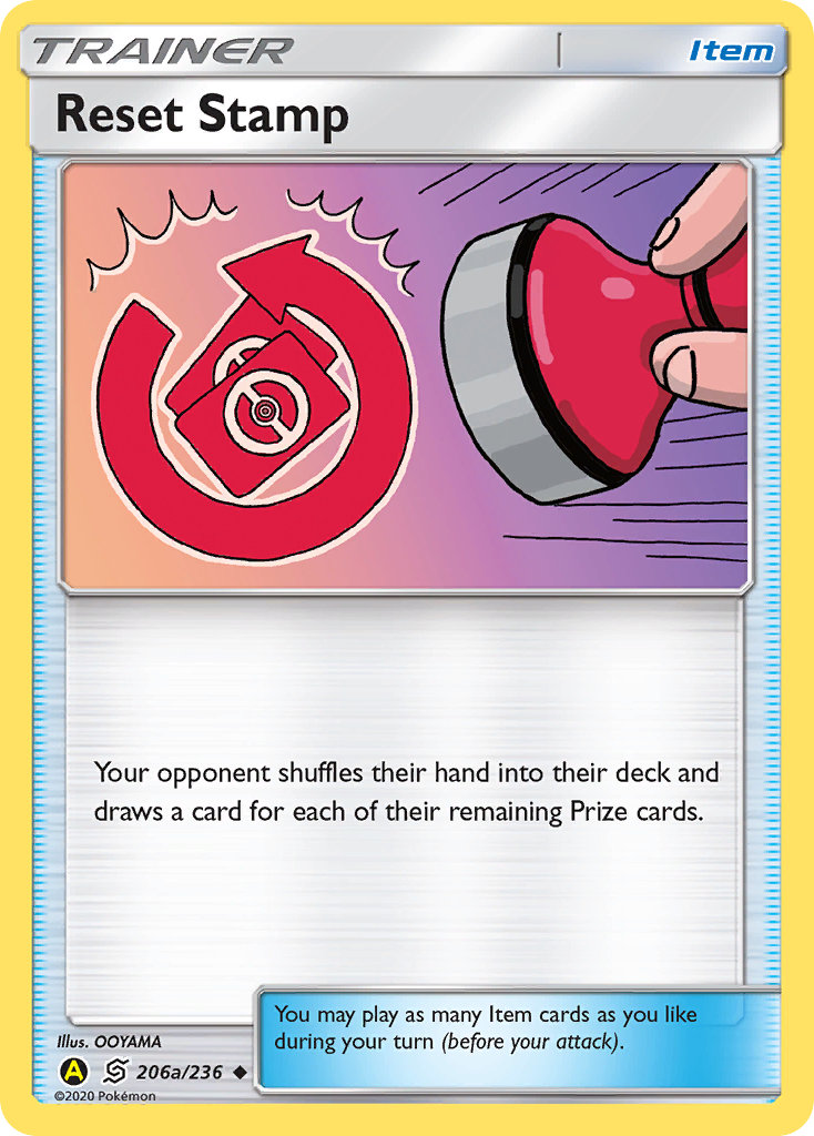 Reset Stamp (206a/236) [Alternate Art Promos] | Pegasus Games WI