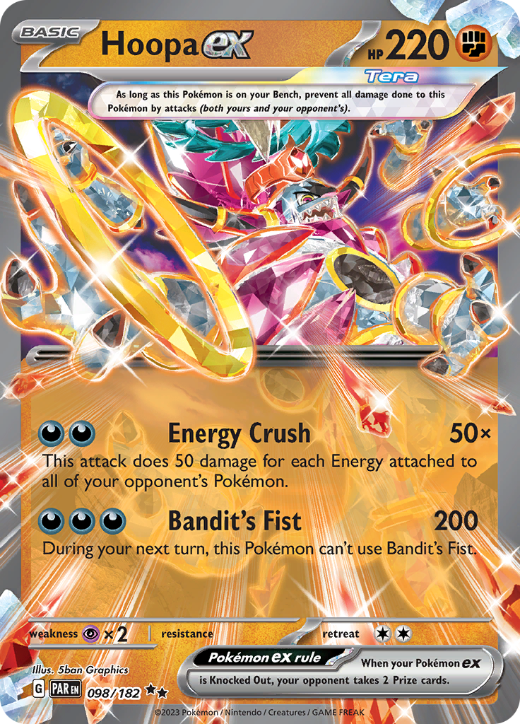 Hoopa ex (098/182) [Scarlet & Violet: Paradox Rift] | Pegasus Games WI