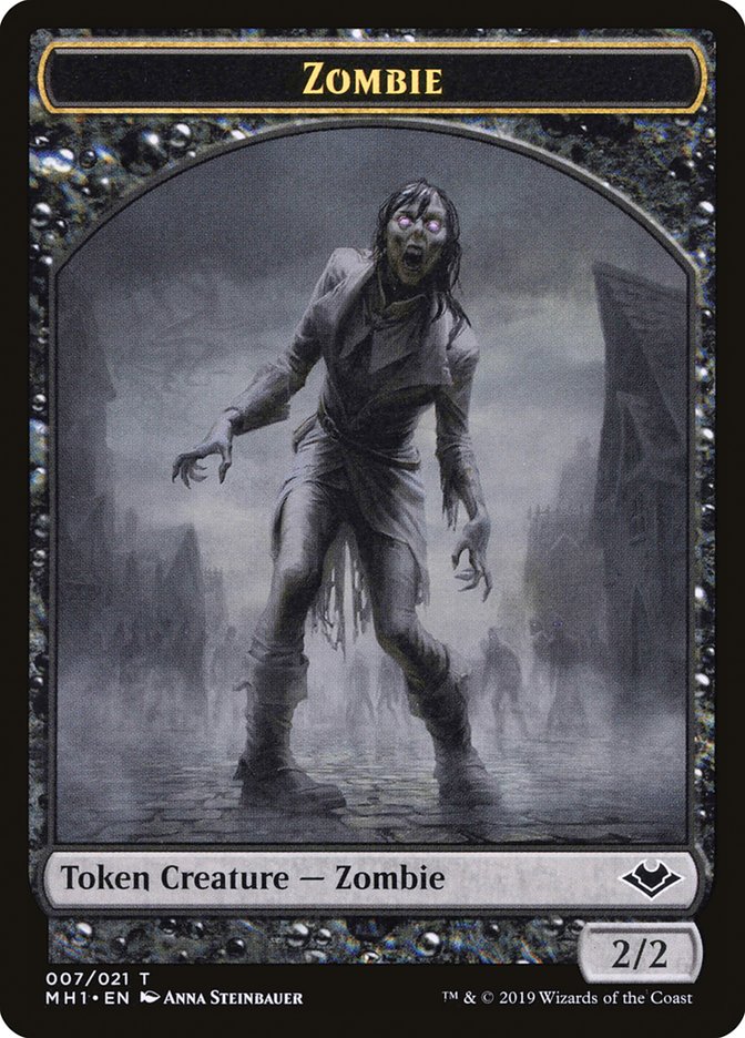 Zombie (007) // Myr (019) Double-Sided Token [Modern Horizons Tokens] | Pegasus Games WI