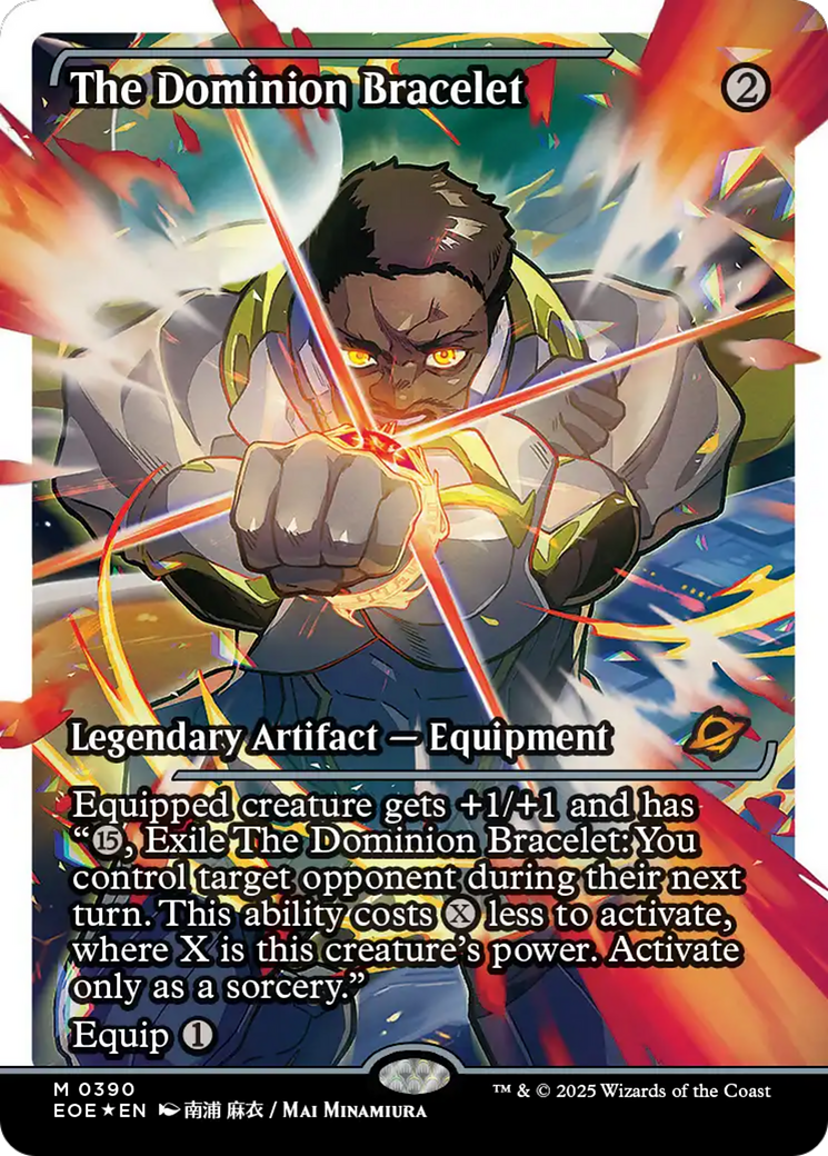 The Dominion Bracelet (Showcase) (Fracture Foil) [Edge of Eternities] | Pegasus Games WI