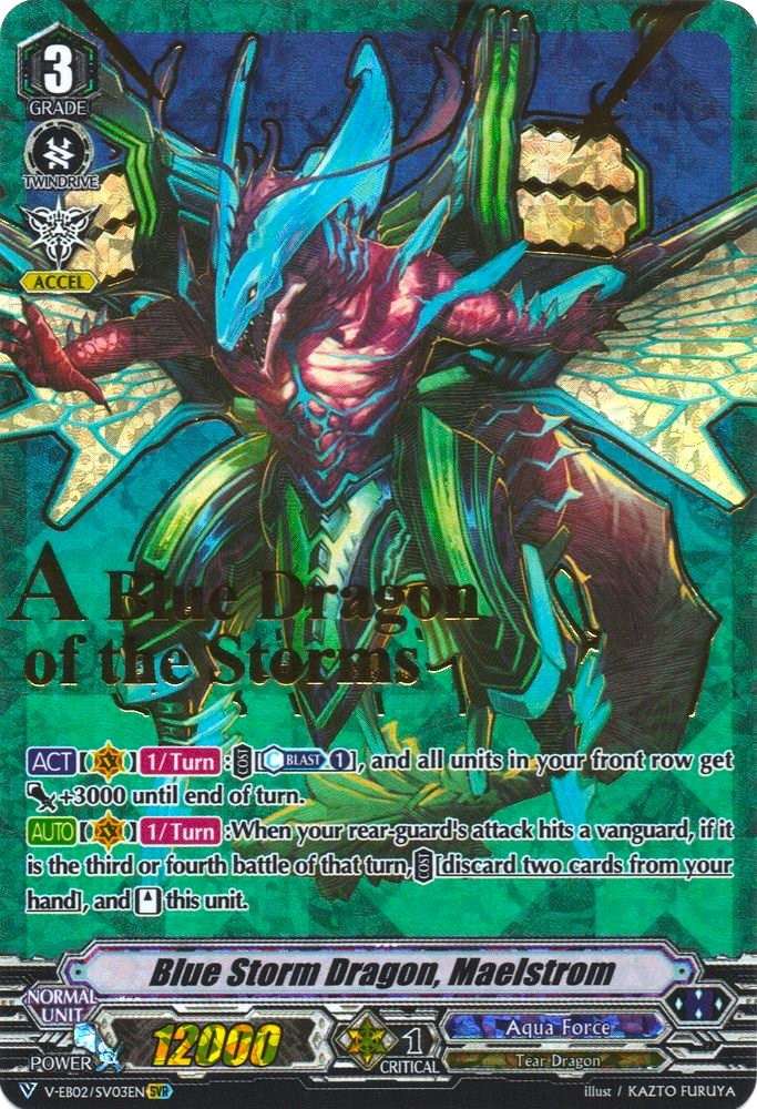 Blue Storm Dragon, Maelstrom (V-EB02/SV03EN) [Champions of the Asia Circuit] | Pegasus Games WI