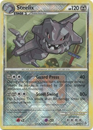 Steelix (24/95) (League Promo) [HeartGold & SoulSilver: Unleashed] | Pegasus Games WI