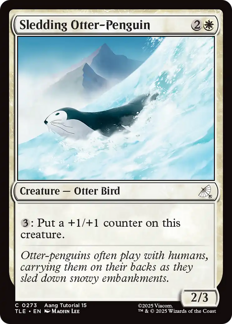 Sledding Otter-Penguin (0273) [Avatar: The Last Airbender: Eternal-Legal] | Pegasus Games WI