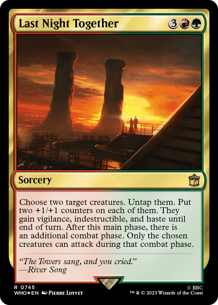 Last Night Together (Surge Foil) [Doctor Who] | Pegasus Games WI