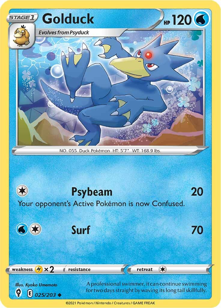 Golduck (025/203) [Sword & Shield: Evolving Skies] | Pegasus Games WI