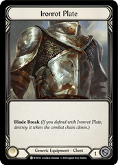 Ironrot Plate [U-WTR156] (Welcome to Rathe Unlimited)  Unlimited Rainbow Foil | Pegasus Games WI