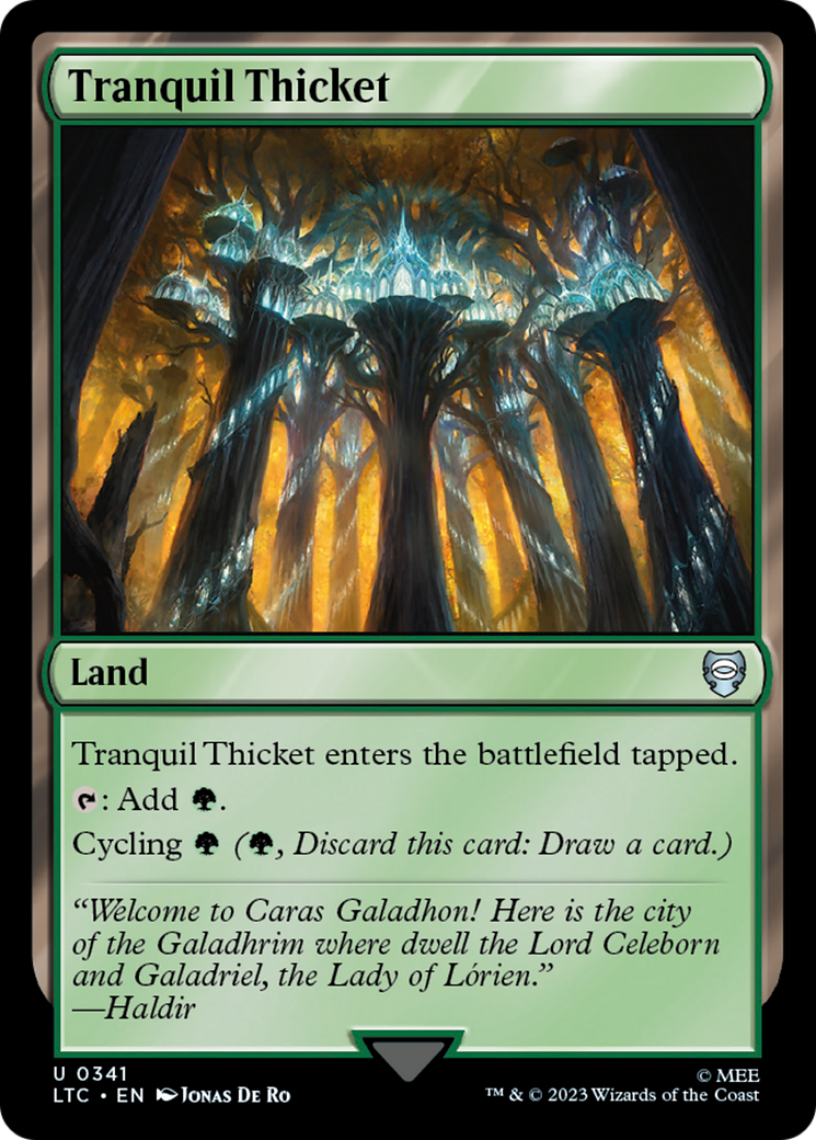 Tranquil Thicket [The Lord of the Rings: Tales of Middle-Earth Commander] | Pegasus Games WI