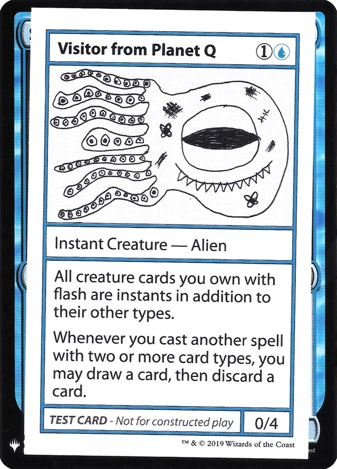 Visitor from Planet Q [Mystery Booster Playtest Cards] | Pegasus Games WI