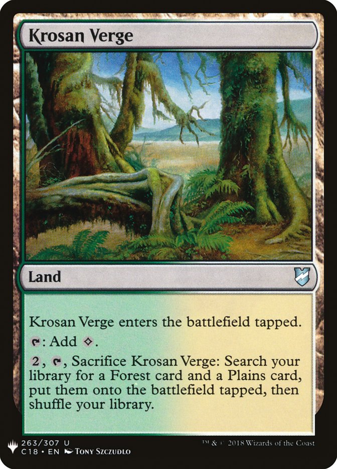 Krosan Verge [Mystery Booster] | Pegasus Games WI