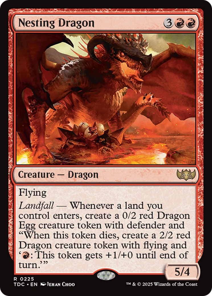 Nesting Dragon [Tarkir: Dragonstorm Commander] | Pegasus Games WI