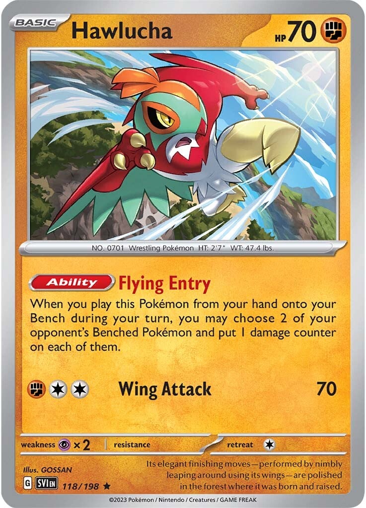 Hawlucha (118/198) [Scarlet & Violet: Base Set] | Pegasus Games WI