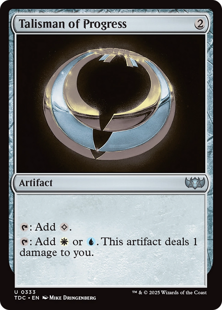 Talisman of Progress [Tarkir: Dragonstorm Commander] | Pegasus Games WI