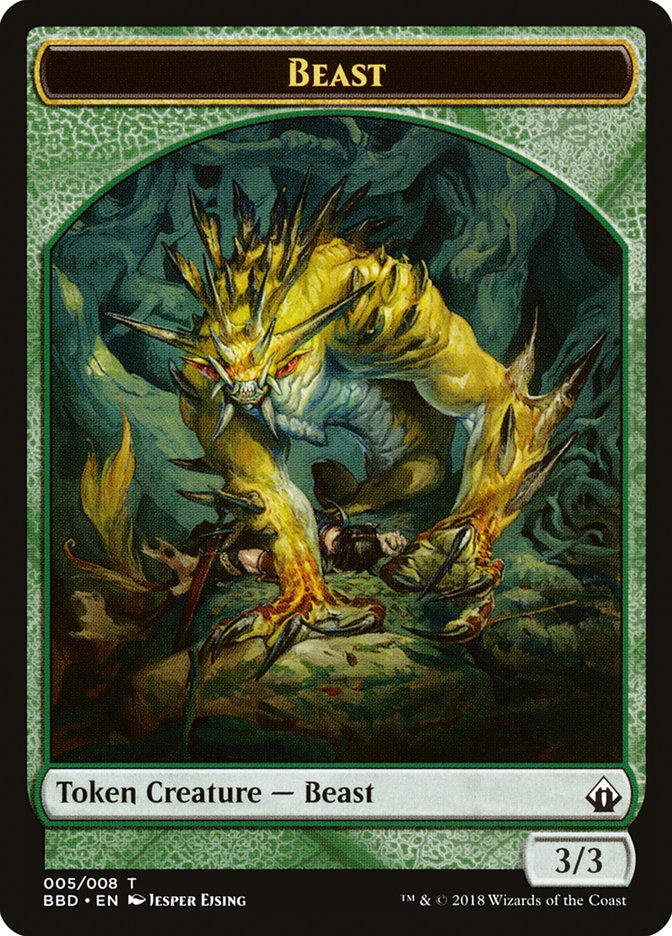 Beast Token [Battlebond Tokens] | Pegasus Games WI