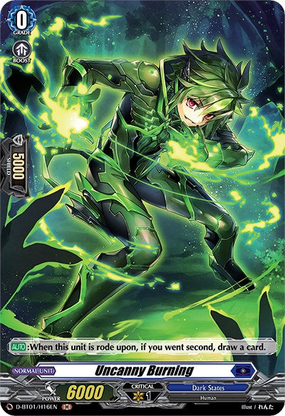 Uncanny Burning (D-BT01/H16EN) [Genesis of the Five Greats] | Pegasus Games WI