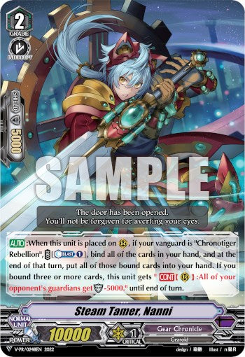 Steam Tamer, Nanni (V-PR/0248EN) [V Promo Cards] | Pegasus Games WI