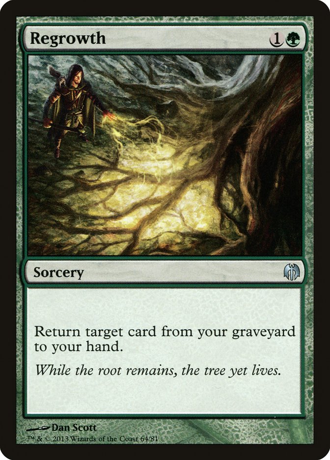 Regrowth [Duel Decks: Heroes vs. Monsters] | Pegasus Games WI