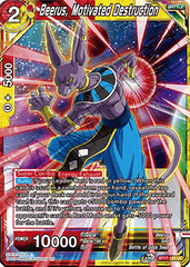 Beerus, Motivated Destruction (BT17-134) [Ultimate Squad] | Pegasus Games WI