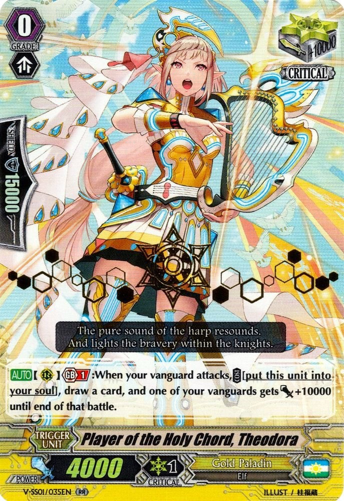 Player of the Holy Chord, Theodora (Hot Stamped) (V-SS01/035EN) [Premium Collection 2019] | Pegasus Games WI