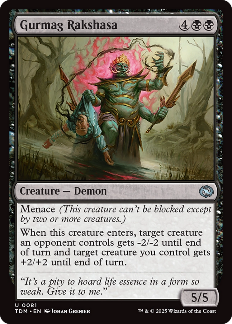 Gurmag Rakshasa [Tarkir: Dragonstorm] | Pegasus Games WI