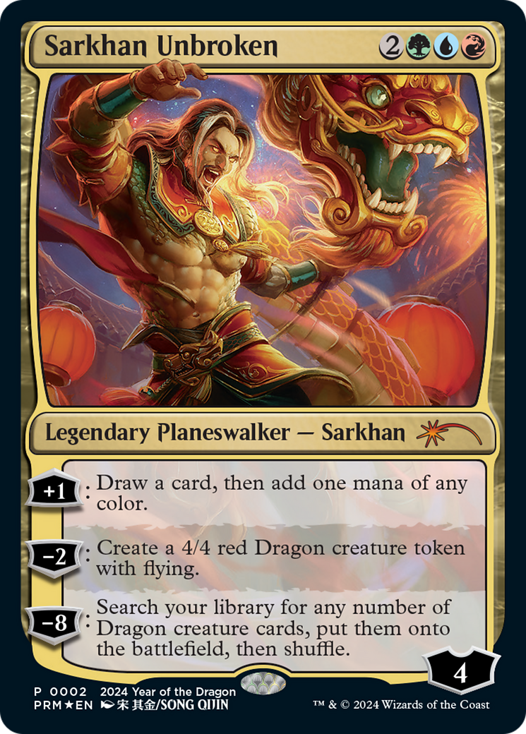 Sarkhan Unbroken (Year of the Dragon 2024) [Standard Showdown Promos] | Pegasus Games WI