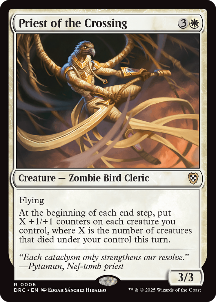 Priest of the Crossing [Aetherdrift Commander] | Pegasus Games WI