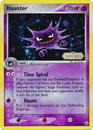 Haunter (35/92) (Stamped) [EX: Legend Maker] | Pegasus Games WI